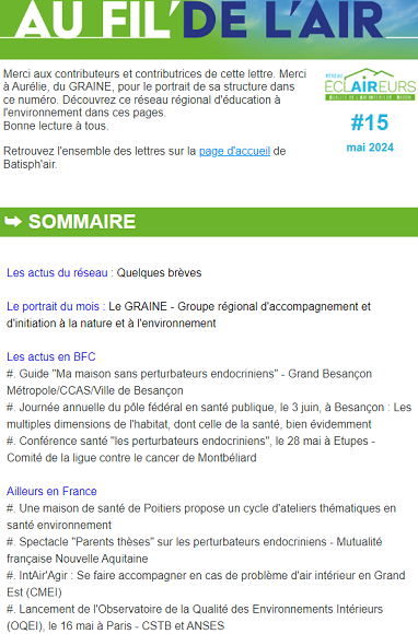 Sommaire lettre 15 V2